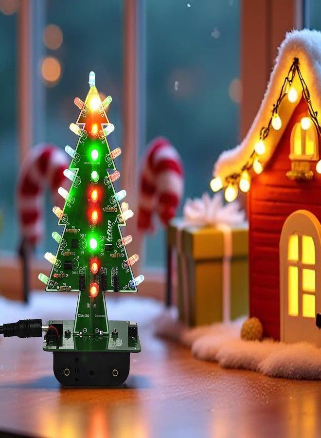 Gikfun Christmas Tree 3D Xmas Tree Led DIY Kits 7 Color Flash Circuit LED EK1697 - Image 2